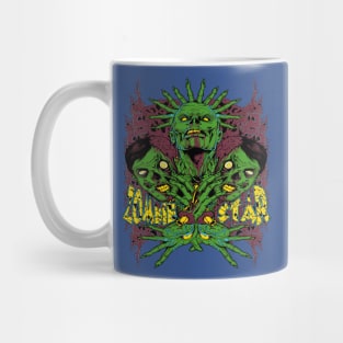 finger crowned zombie dripping blood Mug